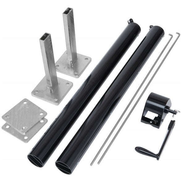Court Royal Padelnettstolper PP 73 med Bunnplate