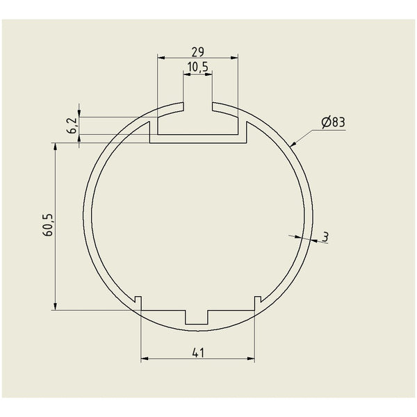 Court Royal Volleyballstolper 83 Aluminium
