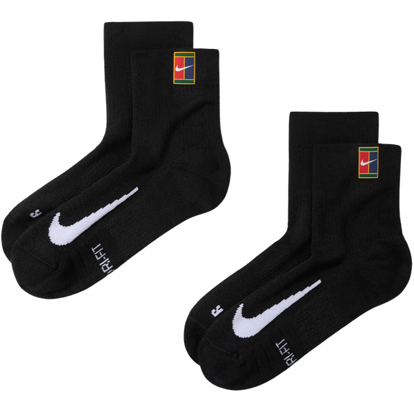 NikeCourt Multiplier Max Tennis Ankle Socks 2-P