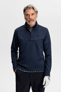 J.Lindeberg Maclean Quarter Zip Mid Layer Herre Marineblå