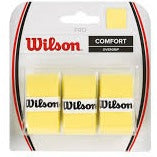 Kjøp gul Wilson Pro Overgrip 3-Pack