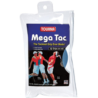 Tourna Ovegrip Mega Tac 10 Pack Blå