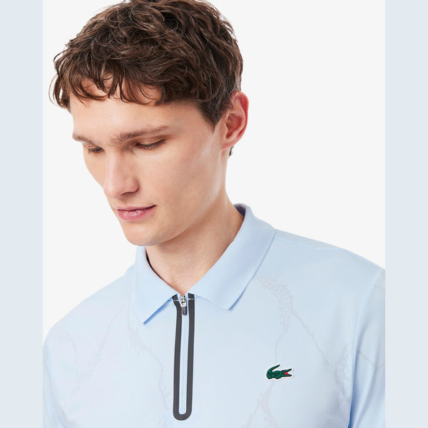 Lacoste Tennis Ultra Dry Jacquard Polo Herre på modell