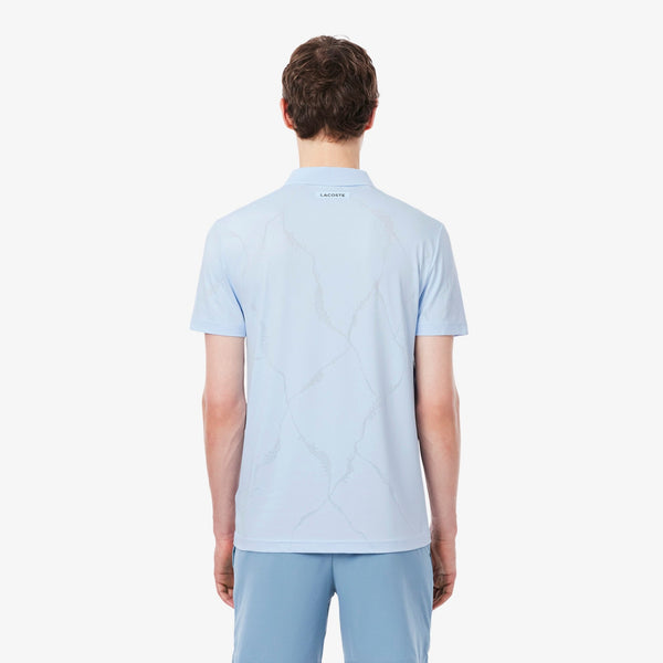 Lacoste Tennis Ultra Dry Jacquard Polo Herre på modell