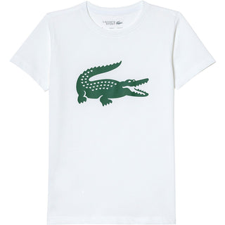 Kjøp hvit Lacoste Logo T-Skjorte Junior