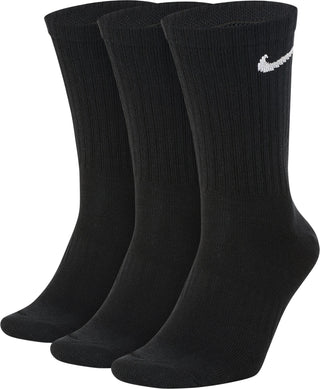 Kjøp svart Nike Everyday Cotton Crew Tennissokker 3 Pack