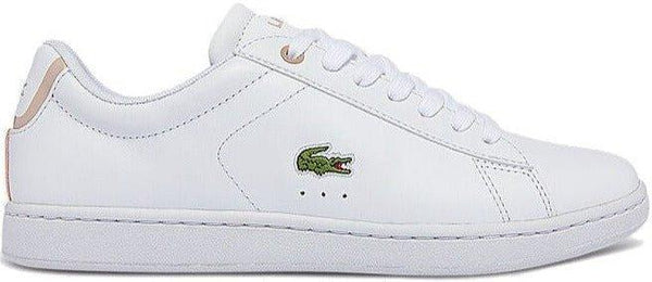 Rund ned Fare Michelangelo Lacoste Sneakers - Carnaby BL21 SMA Hvit / Rosa Dame | Mastersport.no