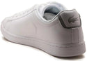 Lacoste Sneakers - Carnaby BL21 SMA Hvit / Sølv Dame - Mastersport.no