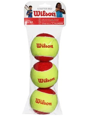 Wilson Starter Red 3-Pack - Mastersport.no
